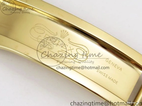 1224 Day Date 40 YG JDF 904L Steel White Stick Dial on President Bracelet VR3255 V3 (Gain Weight) Colorful 1373